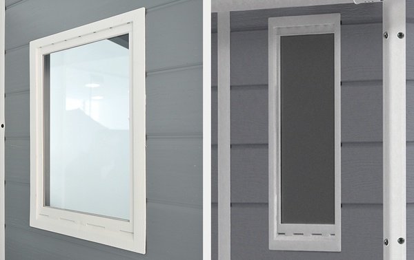 Caseta Keter Manor 4x6 S gris 198 x 192 x130 cm